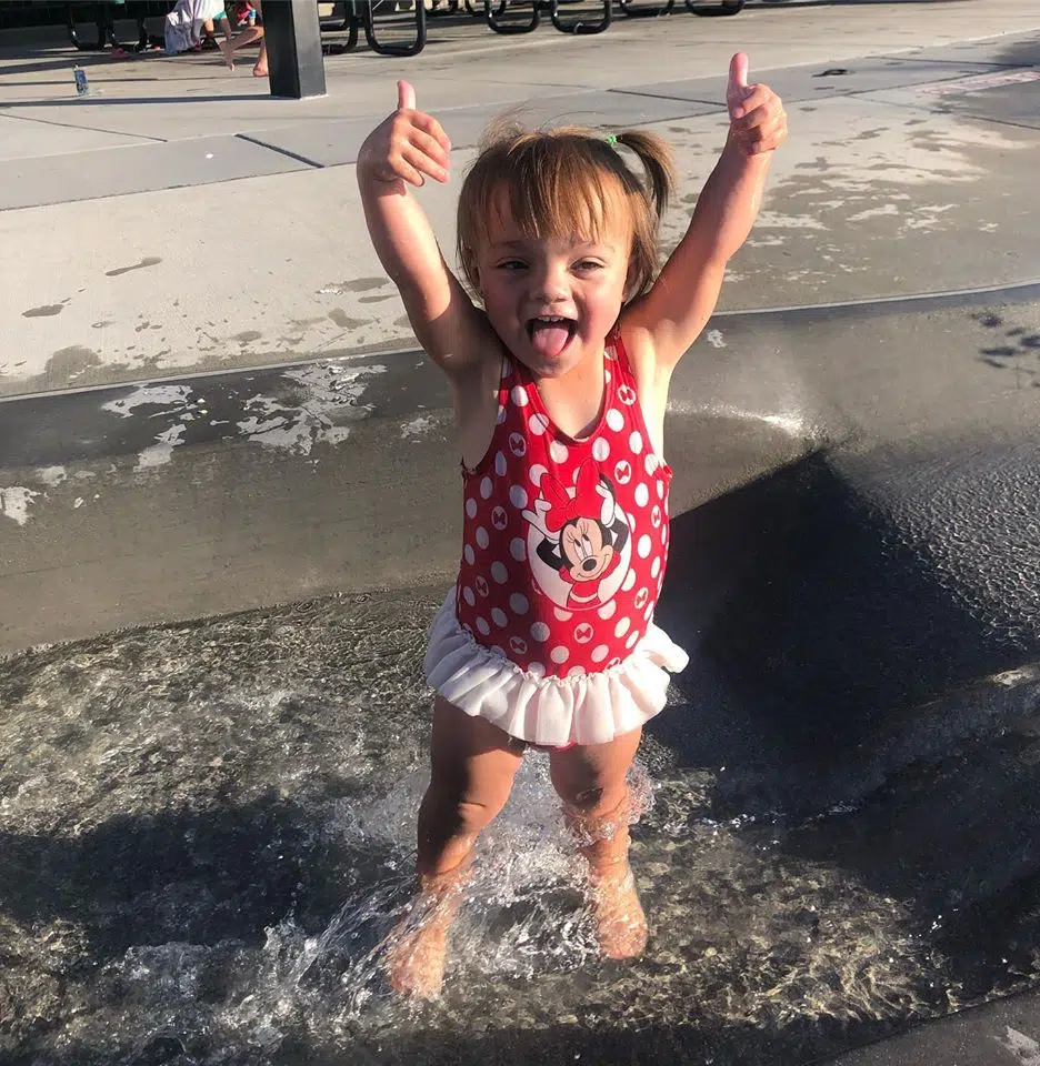 Clay's granddaughter Cambria always keeps him laughing and on his toes