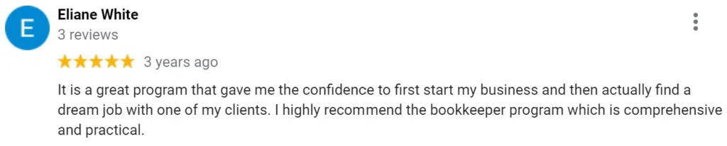 Elaine White Feedback