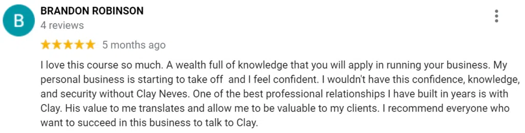 Brandon Robinson Start Support