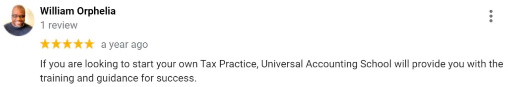 Universal Accounting Review by the William Orphella