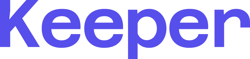 keeper logo purple
